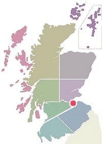 self catering map of scotland