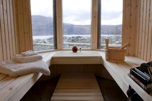 holiday cottage with sauna Scotland